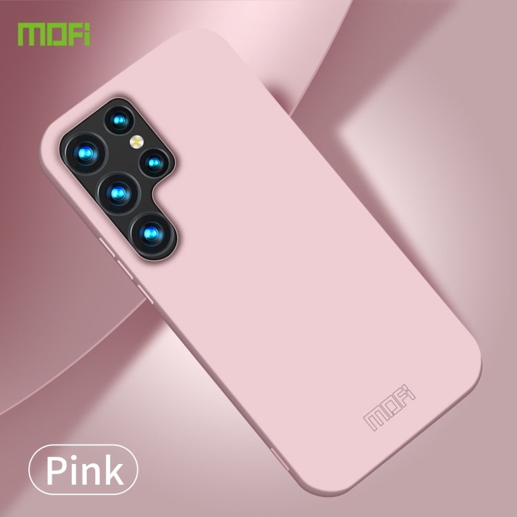 For Samsung Galaxy S23 Ultra 5G MOFI Qin Series Skin Feel All-inclusive PC Phone Case(Pink) - Galaxy S23 Ultra 5G Cases by MOFI | Online Shopping South Africa | PMC Jewellery