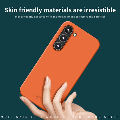 For Samsung Galaxy S24 5G MOFI Qin Series Skin Feel All-inclusive PC Phone Case(Orange) - Galaxy S24 5G Cases by MOFI | Online Shopping South Africa | PMC Jewellery