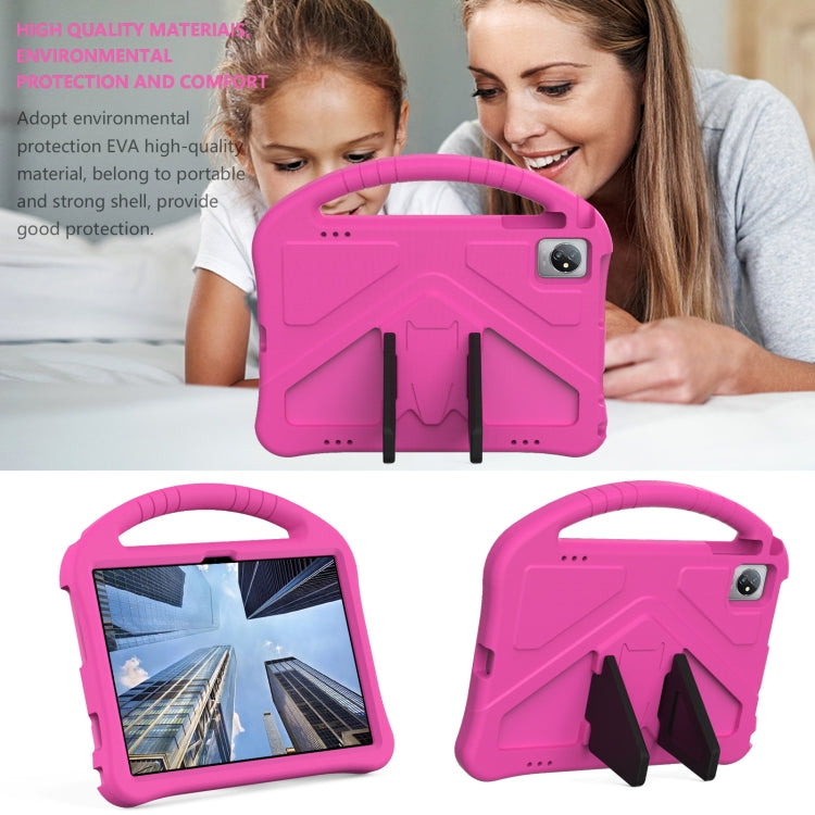 For Blackview OSCAL Pad 60 2022 EVA Shockproof Tablet Case with Holder(Rose Red) - Others by PMC TechLife | Online Shopping South Africa | PMC TechLife