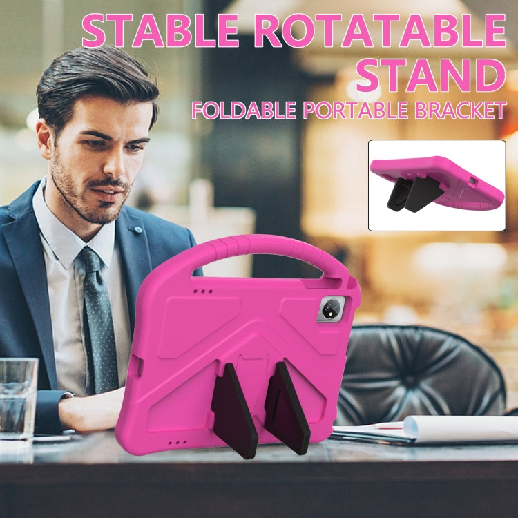 For Blackview OSCAL Pad 60 2022 EVA Shockproof Tablet Case with Holder(Rose Red) - Others by PMC TechLife | Online Shopping South Africa | PMC TechLife
