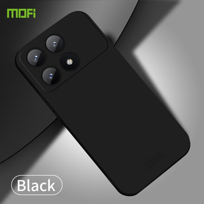 For Xiaomi Redmi K70E MOFI Qin Series Skin Feel All-inclusive PC Phone Case(Black) - K70E Cases by MOFI | Online Shopping South Africa | PMC Jewellery