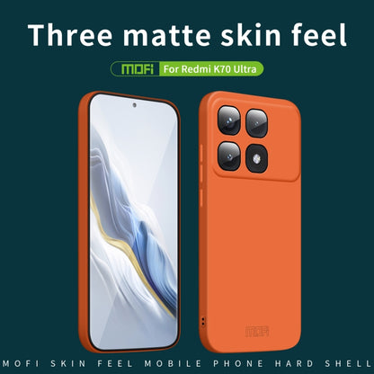 For Xiaomi Redmi K70 Ultra MOFI Qin Series Skin Feel All-inclusive PC Phone Case(Black) - Xiaomi Cases by MOFI | Online Shopping South Africa | PMC Jewellery | Buy Now Pay Later Mobicred