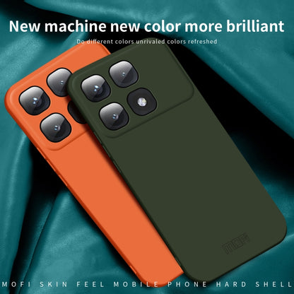 For Xiaomi Redmi K70 Ultra MOFI Qin Series Skin Feel All-inclusive PC Phone Case(Green) - Xiaomi Cases by MOFI | Online Shopping South Africa | PMC Jewellery | Buy Now Pay Later Mobicred