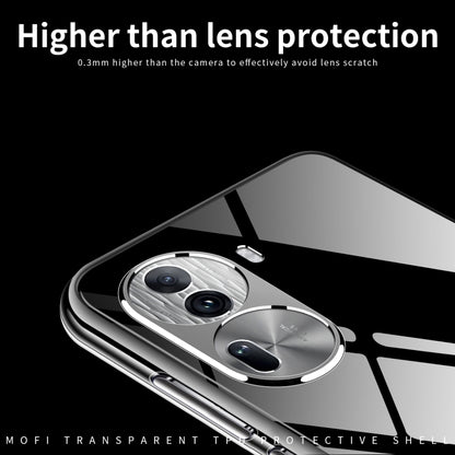 For OPPO Reno11 China MOFI Ming Series Ultra-thin TPU Phone Case(Transparent) - Reno11 Cases by MOFI | Online Shopping South Africa | PMC Jewellery