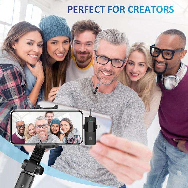 2 in 1 Wireless Lavalier Microphones for iPhone / Android - Microphone by PMC Jewellery | Online Shopping South Africa | PMC Jewellery | Buy Now Pay Later Mobicred