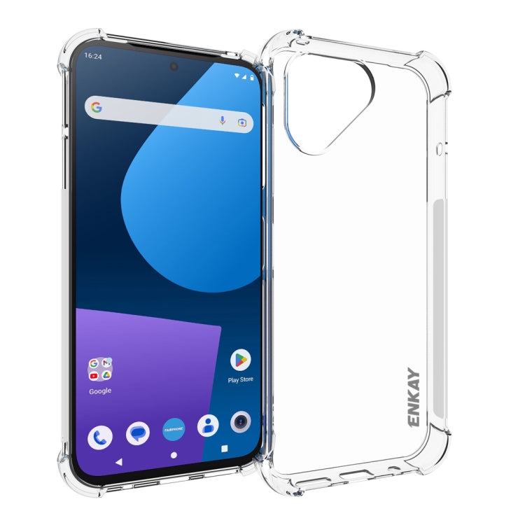 For Fairphone 5 ENKAY Hat-Prince Transparent TPU Shockproof Phone Case - More Brand by ENKAY | Online Shopping South Africa | PMC Jewellery | Buy Now Pay Later Mobicred