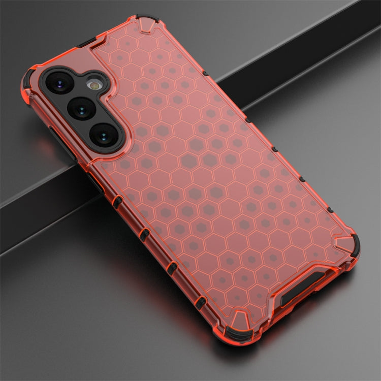 For Samsung Galaxy S24+ 5G Shockproof Honeycomb Phone Case(Red) - Galaxy S24+ 5G Cases by PMC Jewellery | Online Shopping South Africa | PMC Jewellery