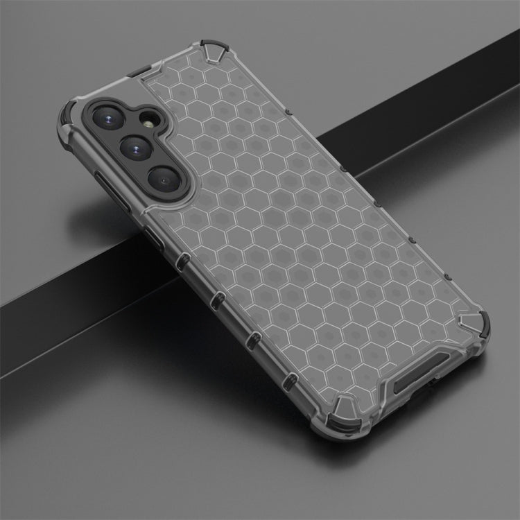 For Samsung Galaxy A55 Shockproof Honeycomb Phone Case(Black) - Galaxy Phone Cases by PMC Jewellery | Online Shopping South Africa | PMC Jewellery