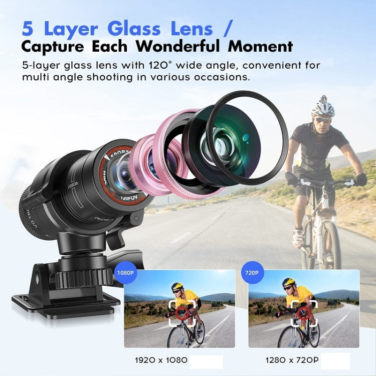 H42A Outdoor Activities HD Sports Action Camera Bicycle Motorbike Helmet Camera Camcorder - Other Camera by PMC Jewellery | Online Shopping South Africa | PMC Jewellery | Buy Now Pay Later Mobicred