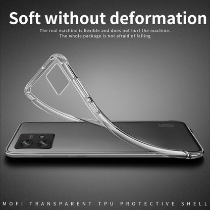 For Motorola Edge 40 Neo MOFI Ming Series Ultra-thin TPU Phone Case(Transparent) - Motorola Cases by MOFI | Online Shopping South Africa | PMC Jewellery