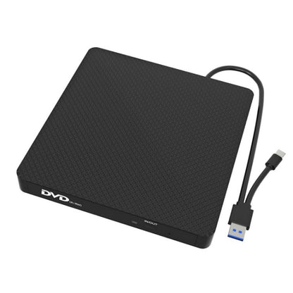 XD009 External CD Reader VCD Burner Ultra-thin Design Laptop Computer USB 3.0+Type-C DVD Drive - Rewritable Drive by PMC Jewellery | Online Shopping South Africa | PMC Jewellery | Buy Now Pay Later Mobicred