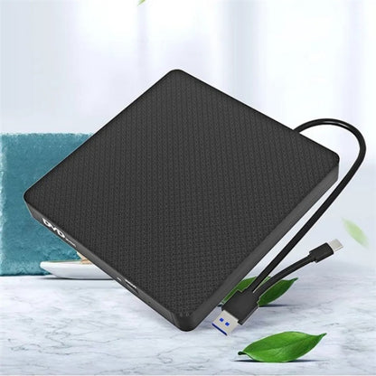 XD009 External CD Reader VCD Burner Ultra-thin Design Laptop Computer USB 3.0+Type-C DVD Drive - Rewritable Drive by PMC Jewellery | Online Shopping South Africa | PMC Jewellery | Buy Now Pay Later Mobicred