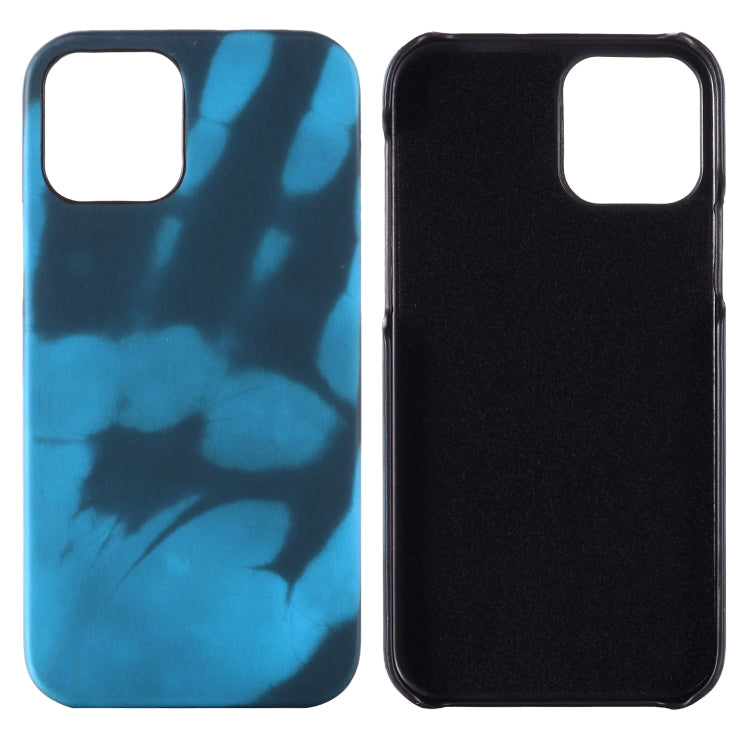 For iPhone 15 Pro Max Thermal Sensor Discoloration Silicone Phone Case(Black Blue) - iPhone 15 Pro Max Cases by PMC Jewellery | Online Shopping South Africa | PMC Jewellery | Buy Now Pay Later Mobicred