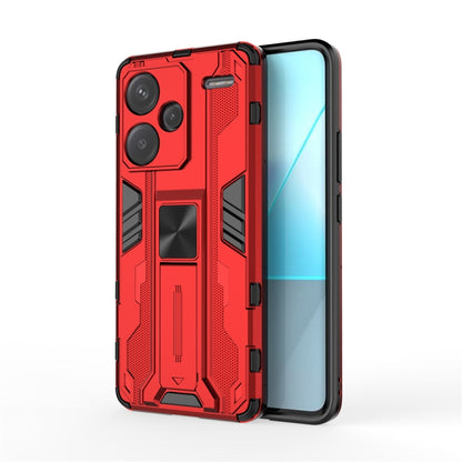 For Redmi Note 13 Pro+ Supersonic Armor PC Hybrid TPU Phone Case(Red) - Note 13 Pro+ Cases by PMC Jewellery | Online Shopping South Africa | PMC Jewellery