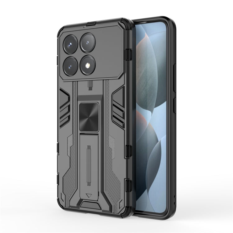 For Redmi K70 Supersonic Armor PC Hybrid TPU Phone Case(Black) - Xiaomi Cases by PMC TechLife | Online Shopping South Africa | PMC TechLife | Buy Now Pay Later Mobicred