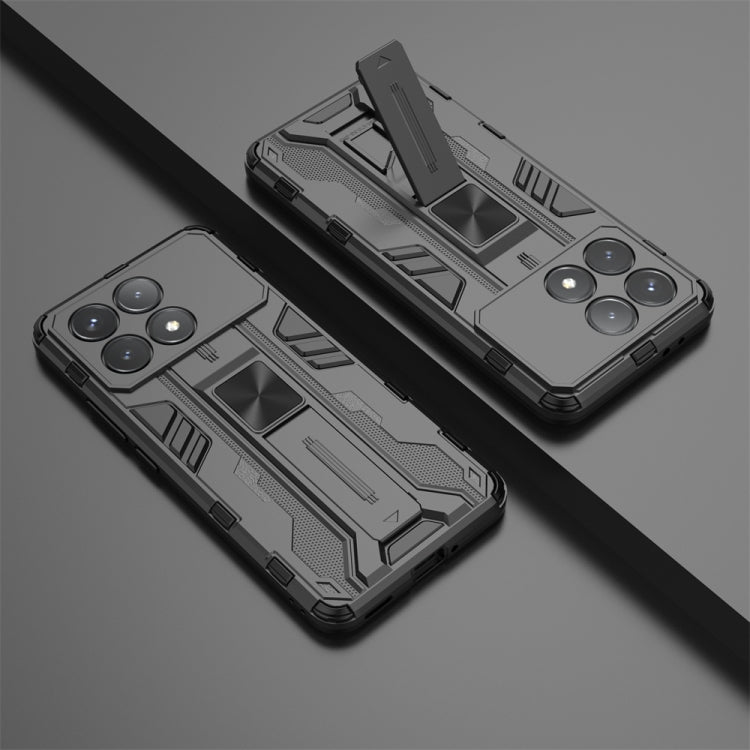 For Redmi K70 Supersonic Armor PC Hybrid TPU Phone Case(Black) - Xiaomi Cases by PMC TechLife | Online Shopping South Africa | PMC TechLife | Buy Now Pay Later Mobicred
