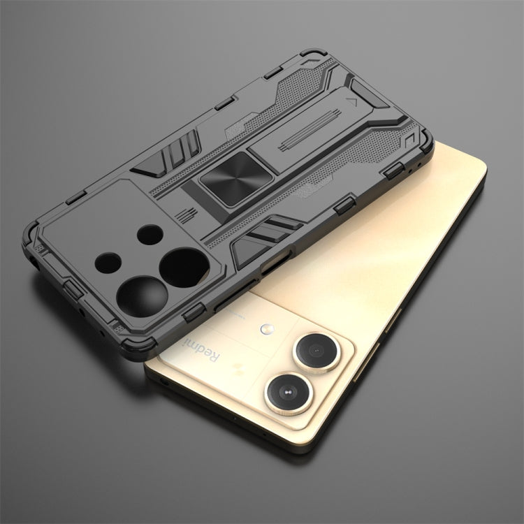 For Redmi Note 13R Pro Supersonic Armor PC Hybrid TPU Phone Case(Red) - Xiaomi Cases by PMC TechLife | Online Shopping South Africa | PMC TechLife | Buy Now Pay Later Mobicred