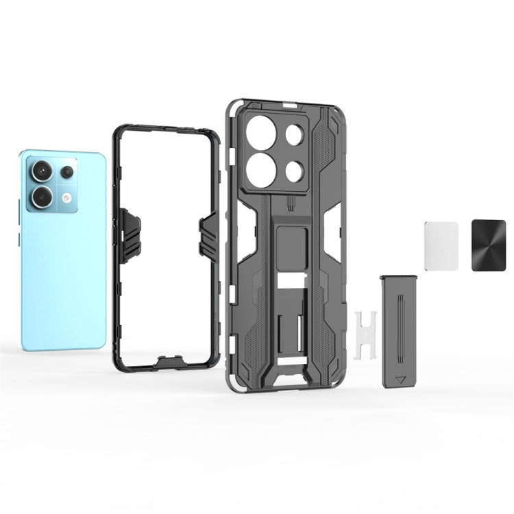 For Xiaomi Poco X6 Supersonic Armor PC Hybrid TPU Phone Case(Grey) - Xiaomi Cases by PMC Jewellery | Online Shopping South Africa | PMC Jewellery | Buy Now Pay Later Mobicred