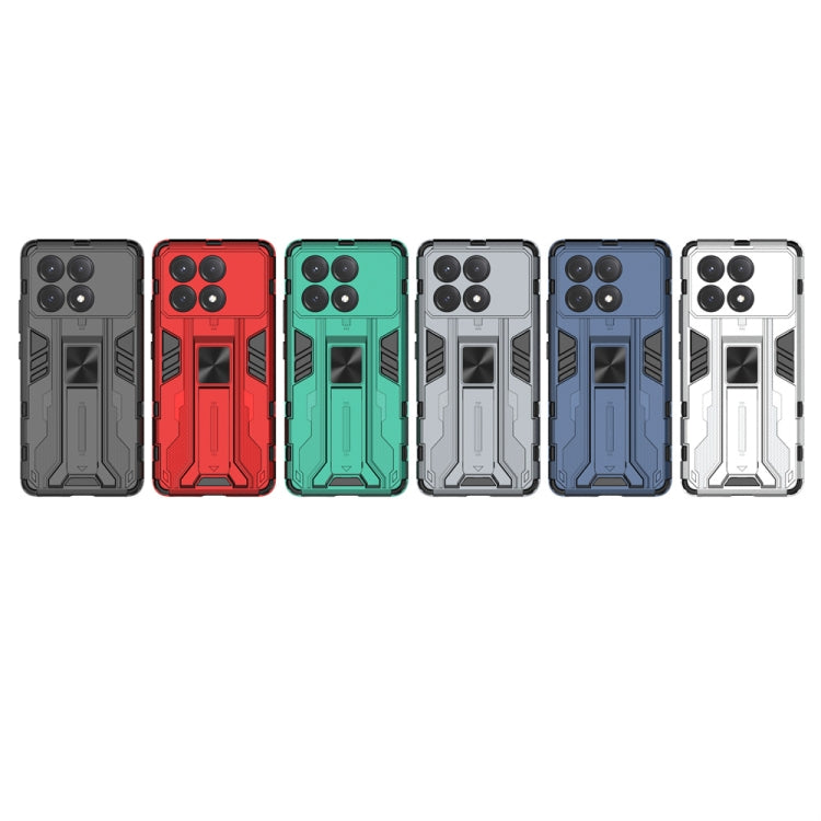 For Xiaomi Poco X6 Pro Supersonic Armor PC Hybrid TPU Phone Case(Grey) - free shipping - PMC TechLife - Order now!