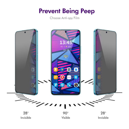 For Redmi K70 / K70e / K70 Pro 5pcs ENKAY Hat-Prince 28 Degree Anti-peeping Privacy Silk Screen Tempered Glass Film -  by ENKAY | Online Shopping South Africa | PMC Jewellery | Buy Now Pay Later Mobicred