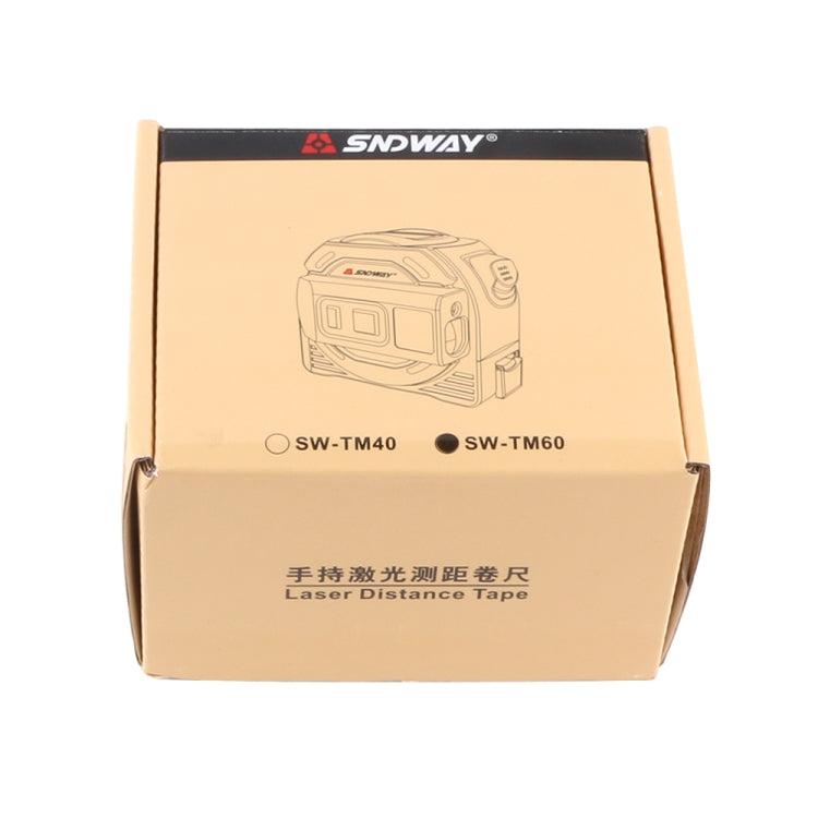 SNDWAY SW-TM60 60m Digital Rangefinder Laser Distance Meter Tape Multi-function Self-Locking Hand Tool Device - free shipping - PMC Jewellery - Order now!