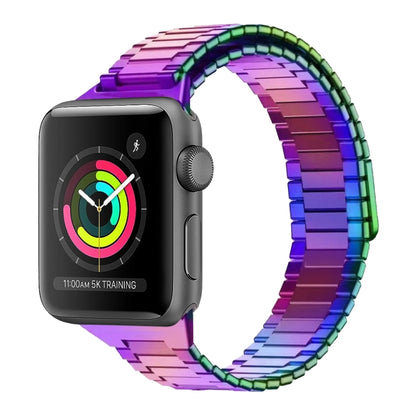 For Apple Watch Series 3 42mm Bamboo Magnetic Stainless Steel Metal Watch Strap(Color) - Watch Bands by PMC Jewellery | Online Shopping South Africa | PMC Jewellery