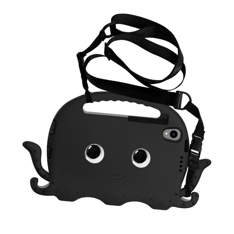 For TCL Tab 8 LE / WiFi 2023 Octopus Style EVA Hybrid PC Shockproof Tablet Case with Strap(Black) - Others by PMC TechLife | Online Shopping South Africa | PMC TechLife | Buy Now Pay Later Mobicred