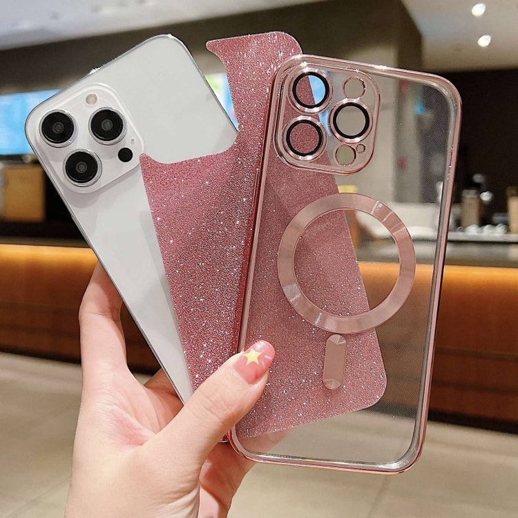 For iPhone 15 Glitter Electroplating MagSafe TPU Phone Case(Green) - iPhone 15 Cases by PMC TechLife | Online Shopping South Africa | PMC TechLife | Buy Now Pay Later Mobicred