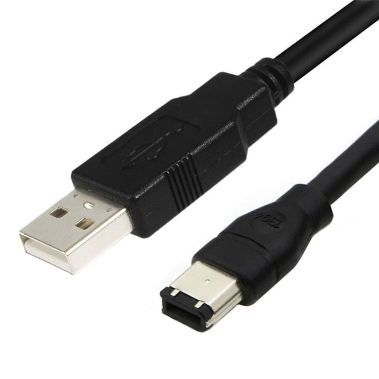 JUNSUNMAY Firewire IEEE 1394 6 Pin Male to USB 2.0 Male Adaptor Convertor Cable Cord, Length:3m - USB Cable by JUNSUNMAY | Online Shopping South Africa | PMC Jewellery | Buy Now Pay Later Mobicred