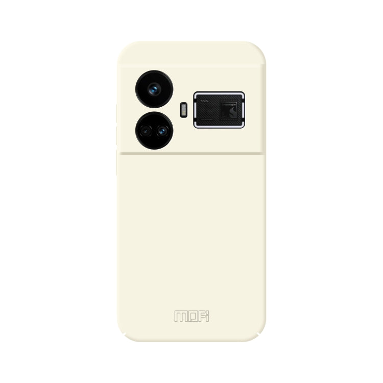 For Realme GT5 MOFI Qin Series Skin Feel All-inclusive PC Phone Case(Beige) - Realme Cases by MOFI | Online Shopping South Africa | PMC Jewellery