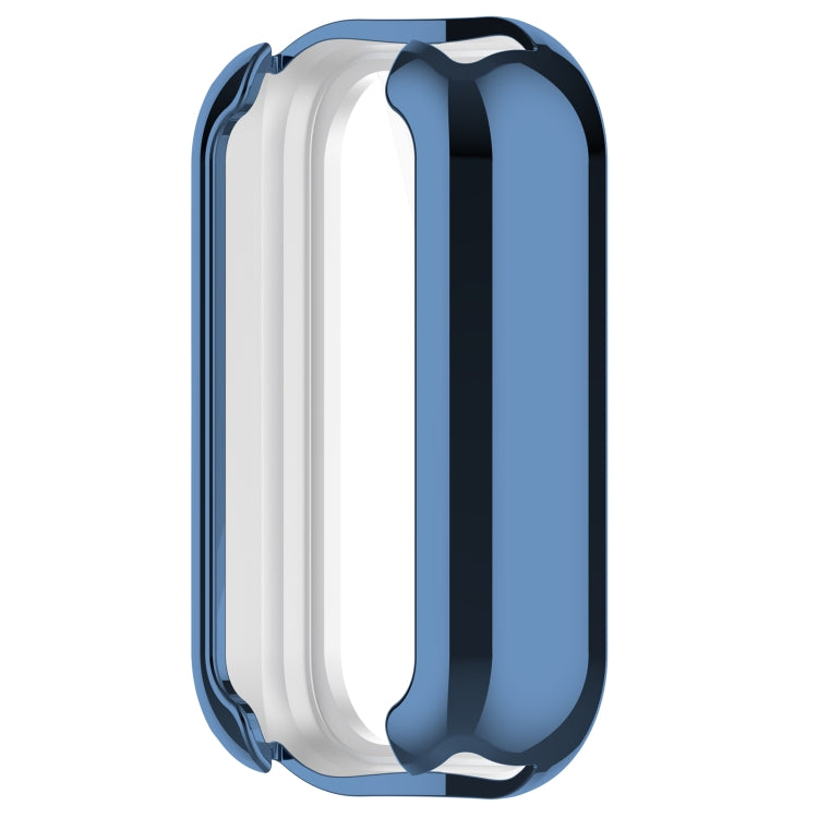 For Redmi Band 2 Full Package TPU Electroplated Watch Protective Case(Blue) - Watch Cases by PMC TechLife | Online Shopping South Africa | PMC TechLife | Buy Now Pay Later Mobicred