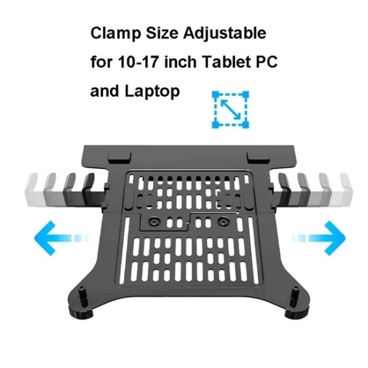 NB H100-FP For 10-17 inch Gas Spring Mechanism Full Motion Arm VESA Board Desktop Laptop Bracket - Laptop Stand by PMC Jewellery | Online Shopping South Africa | PMC Jewellery | Buy Now Pay Later Mobicred