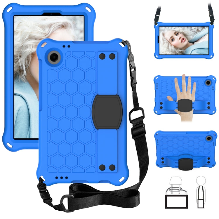 For Blackview Tab 60 8.7 2023 Honeycomb EVA Hybrid PC Tablet Case with Strap(Blue+Black) - Others by PMC Jewellery | Online Shopping South Africa | PMC Jewellery