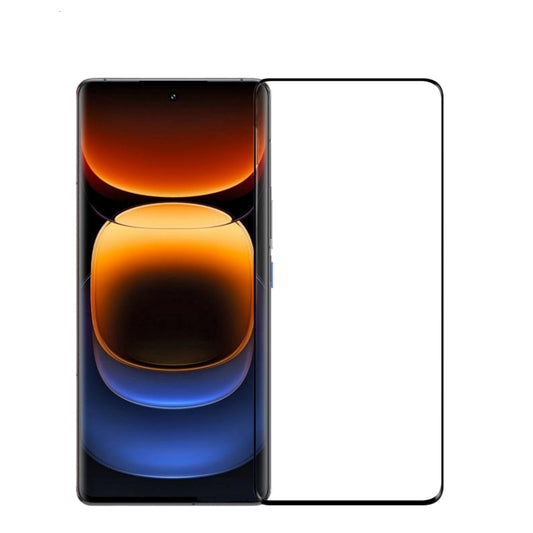 For vivo iQOO 12 Pro PINWUYO 9H 3D Hot Bending Tempered Glass Film(Black) - vivo Tempered Glass by PINWUYO | Online Shopping South Africa | PMC Jewellery | Buy Now Pay Later Mobicred