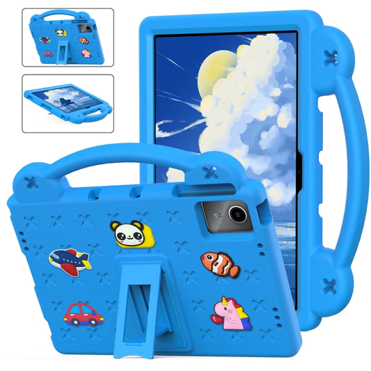 For Lenovo Tab P11 / J606F Handle Kickstand Children EVA Shockproof Tablet Case(Sky Blue) - Lenovo by PMC Jewellery | Online Shopping South Africa | PMC Jewellery | Buy Now Pay Later Mobicred