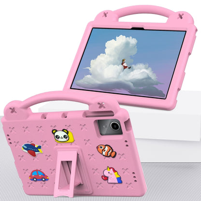 For DOOGEE T30 Pro 11 2023 Handle Kickstand Children EVA Shockproof Tablet Case(Pink) - Others by PMC Jewellery | Online Shopping South Africa | PMC Jewellery | Buy Now Pay Later Mobicred