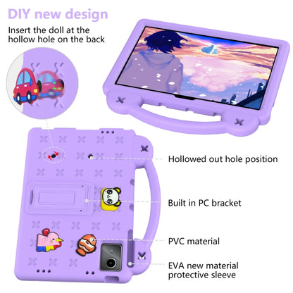 For DOOGEE T30 Pro 11 2023 Handle Kickstand Children EVA Shockproof Tablet Case(Light Purple) - Others by PMC Jewellery | Online Shopping South Africa | PMC Jewellery | Buy Now Pay Later Mobicred