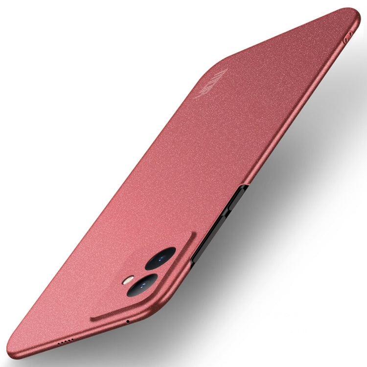 For Honor 100 MOFI Fandun Series Frosted PC Ultra-thin All-inclusive Phone Case(Red) - Honor Cases by MOFI | Online Shopping South Africa | PMC Jewellery