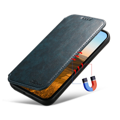 For iPhone 15 Plus Suteni J05 Leather Magnetic MagSafe Phone Case(Blue) - iPhone 15 Plus Cases by Suteni | Online Shopping South Africa | PMC Jewellery | Buy Now Pay Later Mobicred