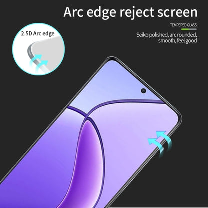 For Realme 12 MOFI 9H 2.5D Full Screen Tempered Glass Film(Black) - Realme Tempered Glass by MOFI | Online Shopping South Africa | PMC Jewellery