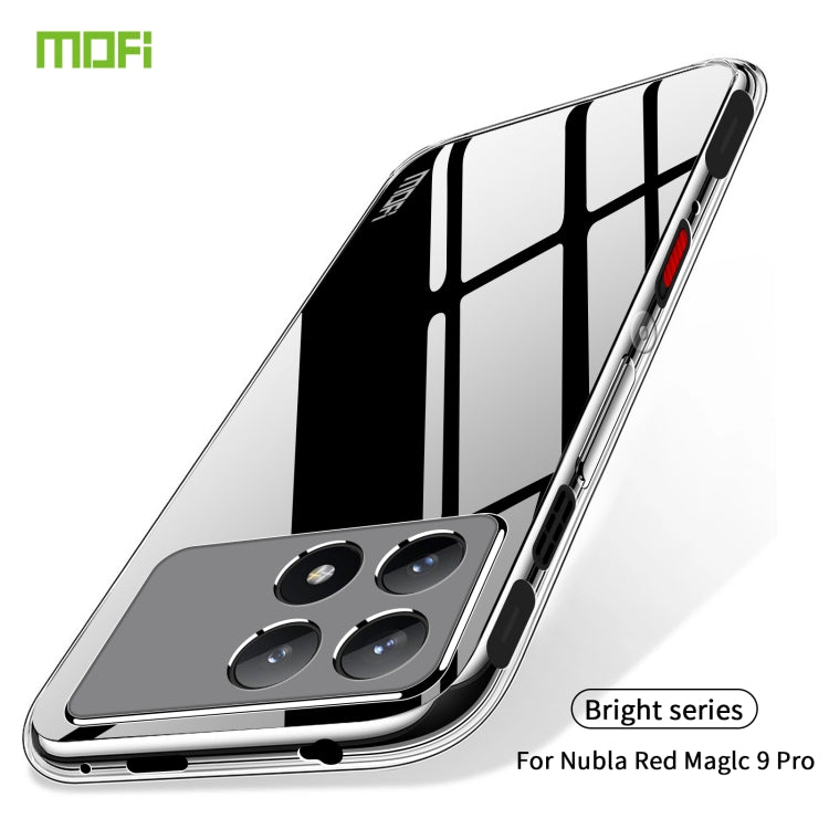 For Nubia Red Magic 9 Pro / 9 Pro+ MOFI Ming Series Transparent Ultra-thin TPU Phone Case(Transparent) - ZTE Cases by MOFI | Online Shopping South Africa | PMC Jewellery