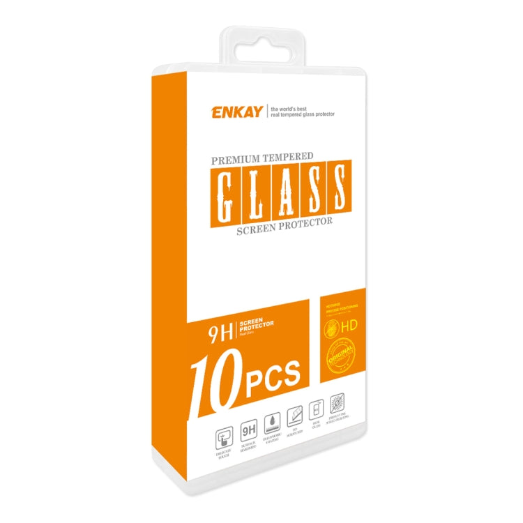 For Samsung Galaxy S24+ 5G 10pcs ENKAY 0.18mm High Aluminum-silicon Tempered Glass Film, Support Ultrasonic Fingerprint Unclock - Galaxy S24+ 5G Tempered Glass by ENKAY | Online Shopping South Africa | PMC Jewellery | Buy Now Pay Later Mobicred