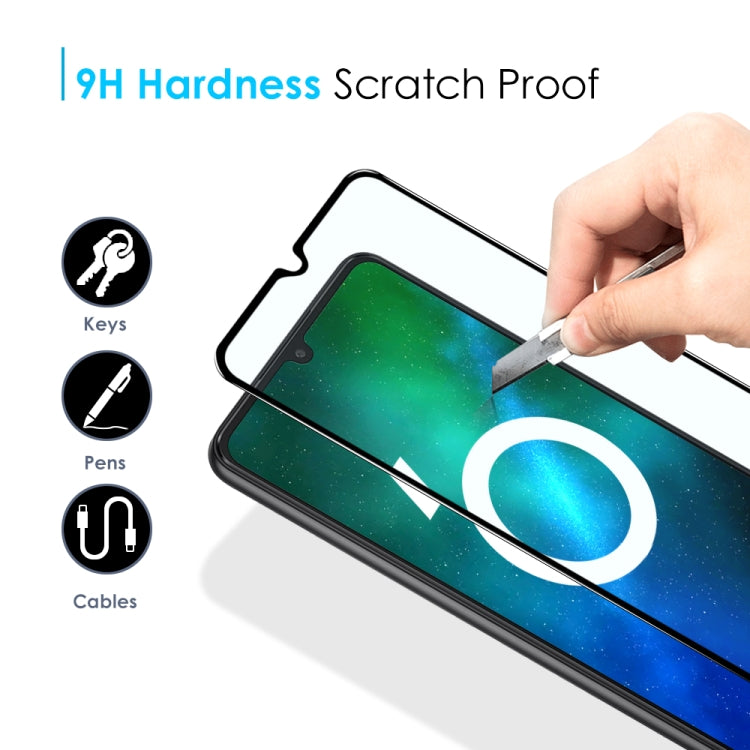 For Samsung Galaxy A54 5G NORTHJO A++ Screen Protector Full Glue Silk Printing Tempered Glass Film(Black) - Galaxy Tempered Glass by NORTHJO | Online Shopping South Africa | PMC TechLife