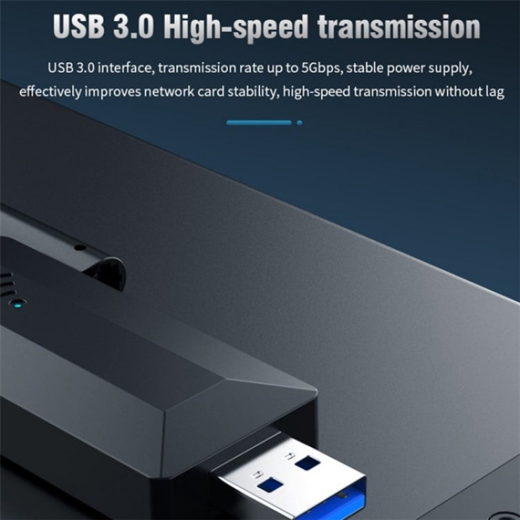 4-Antennas Dual-Band Driver-Free USB3.0 High-Speed Wireless Computer Network Adapter - USB Network Adapter by PMC Jewellery | Online Shopping South Africa | PMC Jewellery | Buy Now Pay Later Mobicred