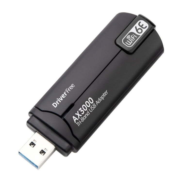 WD-AX3000 For Desktop PC WiFi Receiver USB 3.0 WiFi6 Driver Free Wireless Network Card(Black) - USB Network Adapter by PMC Jewellery | Online Shopping South Africa | PMC Jewellery | Buy Now Pay Later Mobicred