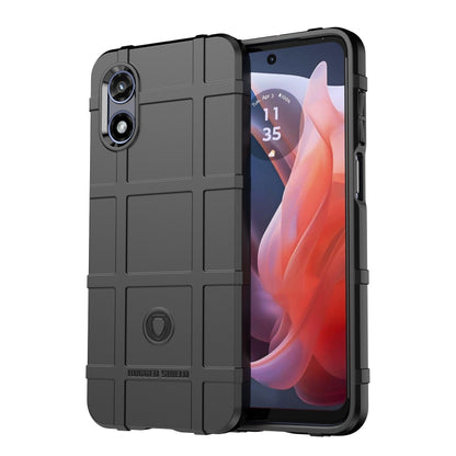 For Motorola Moto G Play 2024 Full Coverage Shockproof TPU Phone Case(Black) - Motorola Cases by PMC Jewellery | Online Shopping South Africa | PMC Jewellery | Buy Now Pay Later Mobicred