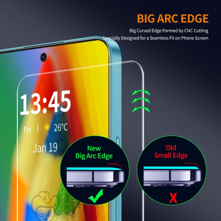 For Redmi K70 Ultra 10pcs ENKAY 9H Big Arc Edge High Aluminum-silicon Tempered Glass Film -  by ENKAY | Online Shopping South Africa | PMC Jewellery | Buy Now Pay Later Mobicred