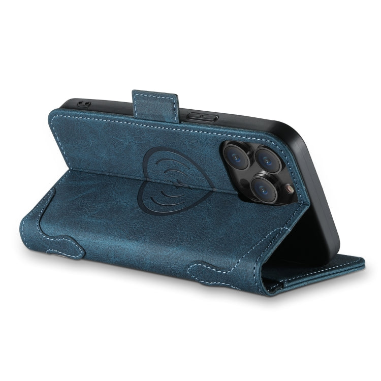 For iPhone 13 Pro Max SUTENI J07 Multifunctional Horizontal Flip Magsafe Leather Phone Case(Blue) - iPhone 13 Pro Max Cases by Suteni | Online Shopping South Africa | PMC Jewellery | Buy Now Pay Later Mobicred