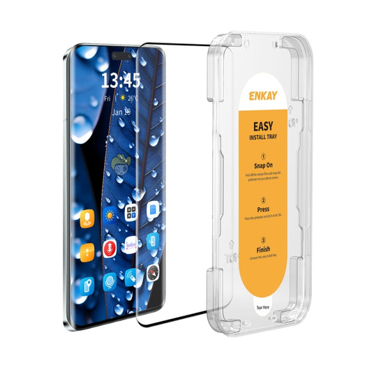 For Honor Magic6 Pro / Magic6 Ultimate ENKAY Easy Install Hot Bending Side Glue Tempered Glass Film - Honor Tempered Glass by ENKAY | Online Shopping South Africa | PMC Jewellery | Buy Now Pay Later Mobicred