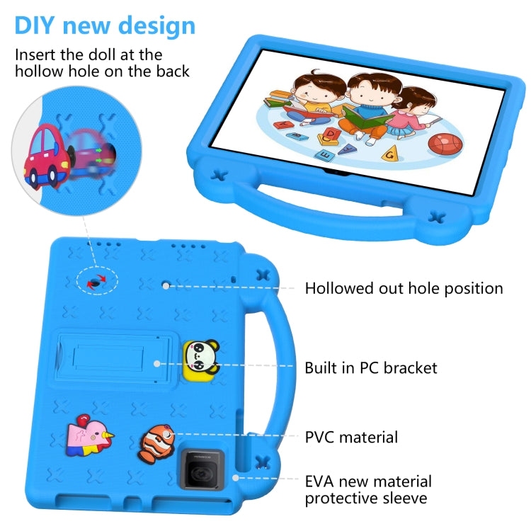 For Blackview Oscal Pad 15 2023 10.36/Tab 11 Handle Kickstand Children EVA Shockproof Tablet Case(Sky Blue) - Others by PMC Jewellery | Online Shopping South Africa | PMC Jewellery | Buy Now Pay Later Mobicred